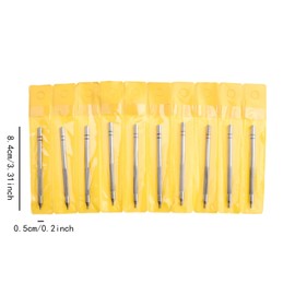 Frediuo 10 Pieces Pin Punches, Watch Movement Tool Lightweight Digital Electronics Watch Repair Parts Staking Punches 0.6 mm - 2.8 mm