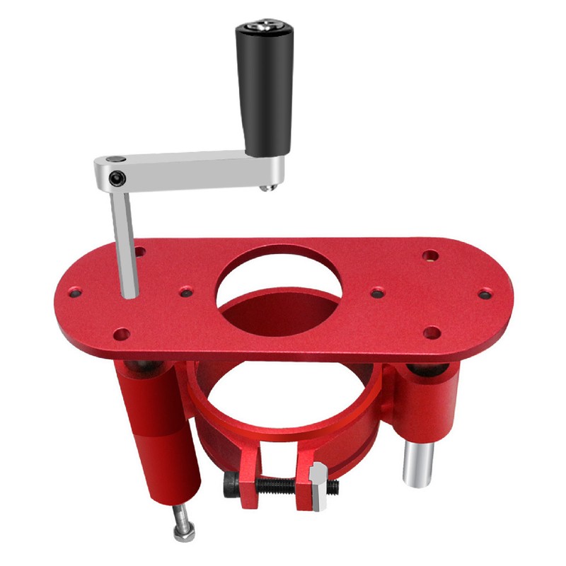 Router Lift Base Maximum 47mm Height Aluminum Alloy Stainless Steel