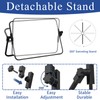 DONGDA Dry Erase Whiteboard A4, Double Sided Magnetic Whiteboard with