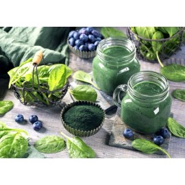 Combo 100 G Alga Espirulina + Chlorella + Espirulina Azul