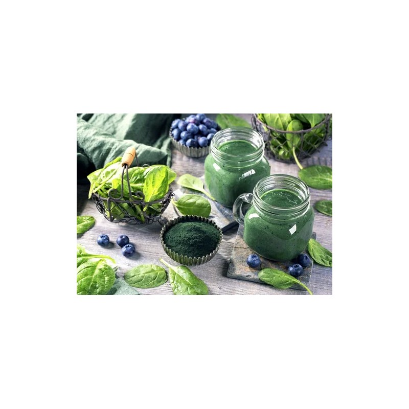 Combo 100 G Alga Espirulina + Chlorella + Espirulina Azul