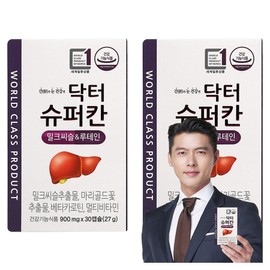Dr. Superkan Milk Thistle Lutein 27g, 30 tablets, 2 units / 닥터슈퍼칸 밀크씨슬 루테인 27g, 30정, 2개