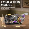 chanbrick V8 Engine Model Kit Building Set That Runs Technic