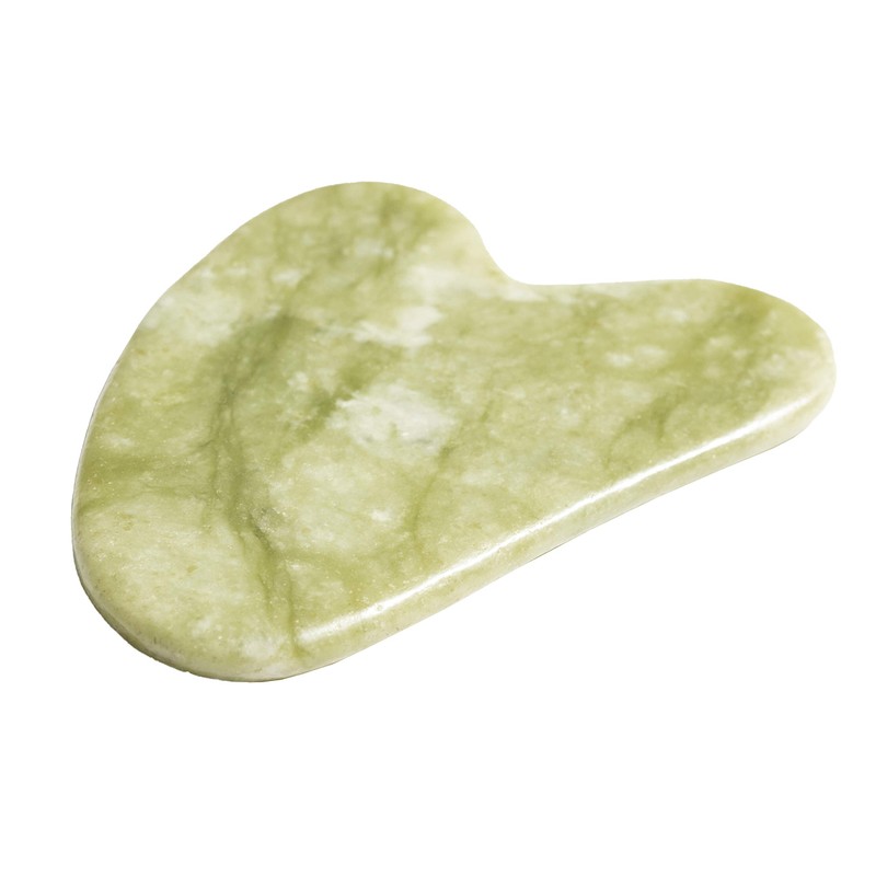Premium Gua Sha Stone Tool for Face - Jade Gua