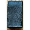 Dunhill Lighter Case / Pouch, Dark Brown Fine Grained Leather