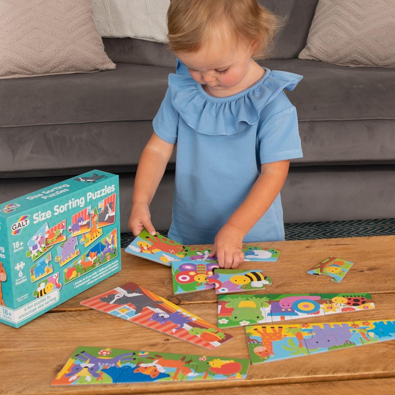 Galt Toys, Size Sorting Puzzle, Jigsaw Puzzle for Kids, Ages