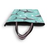 Large Beach Travel Tote Bag Shark Printed Handle Shoulder Handbags