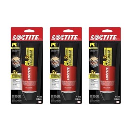 Loctite PL Premium Polyurethane Construction Adhesive 4-Ounce Tube (1451588) (Thrее Рack)