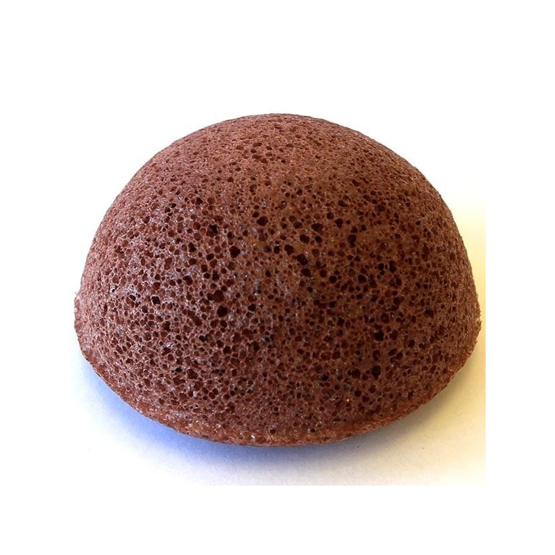 KUU konjac sponge - french red clay for dry skin