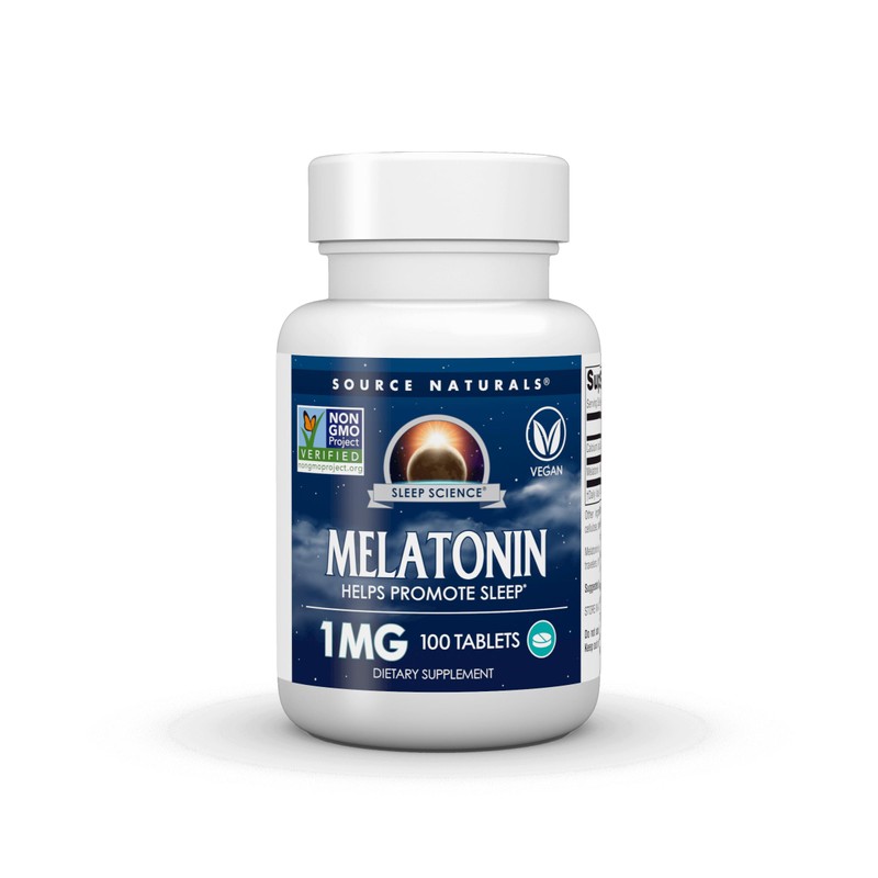Source Naturals La melatonina, ayuda a promover el sueño* -