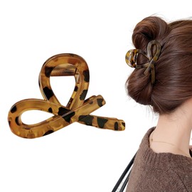 KDSSYFT Hair Clip, Hair Accessory, Small, Hair Clip, Hair Clip, Lightweight, Cute, Fashion, For Adults, Korean Style, Elegant, Cosmetics, Bangs, Everyday Use, Bath (Light Tortoise)