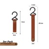 CALLYSONIC Hooks, Hooks for Clothes Rail, Hooks for Wardrobe, S