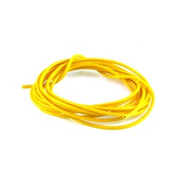 POPESQ® 1 m x Flry Wire 1 Pin 0.22 mm² Stranded Yellow #A788