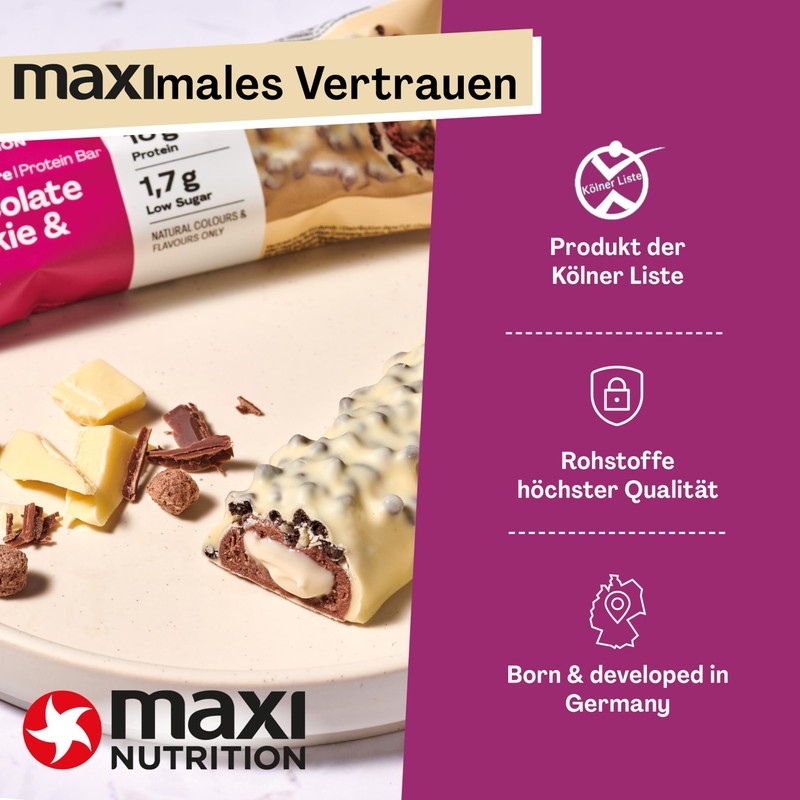 MaxiNutrition Creamy Core Bar MIX BOX, 6 Sorten (12 Riegel