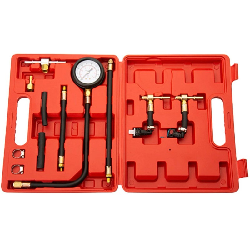 Tusk Fuel Pressure Tester Universal Multiple Connectors Fuel Injected