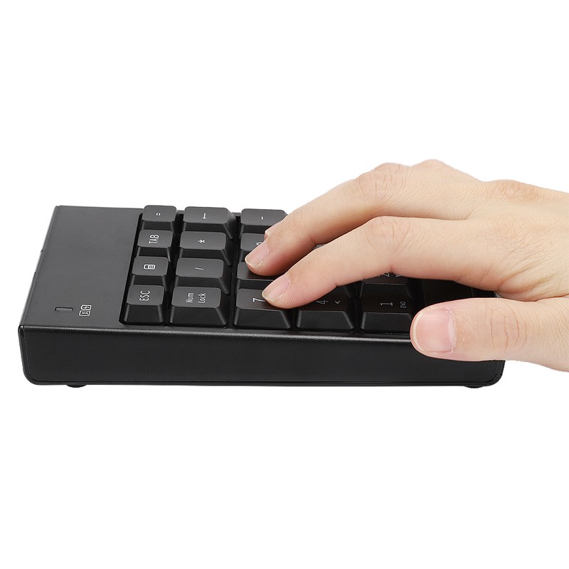 2.4G USB Wireless Numeric Keypad Portable 22 Keys Mini Number