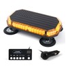 Xprite Amber Rooftop Emergency Strobe Light Bar, US Flag Beacon