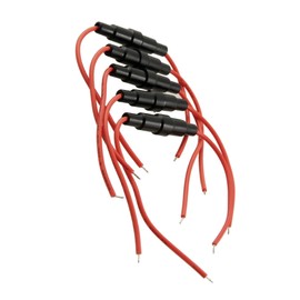 INFINAUTO 5 Pcs Screw Type 22 AWG Wire 5 x 20mm Inline Fuse Holder 0-250V Stylish Design