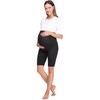 Be Mammy BE20-259 Women's Short Maternity Leggings, black