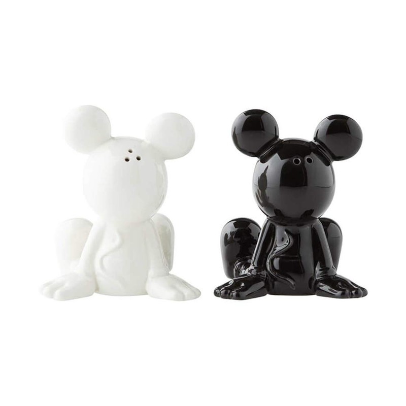 enesco 6003748 Mickey Black & White Salt and Pepper Set