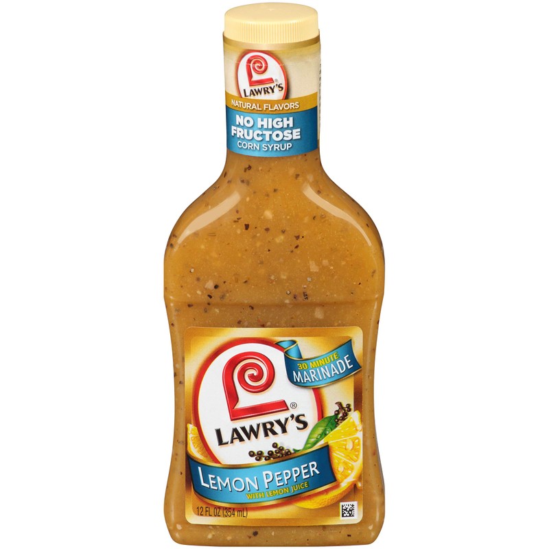 Lawry's 30 Minute Marinade Lemon Pepper, 12 oz (Pack of
