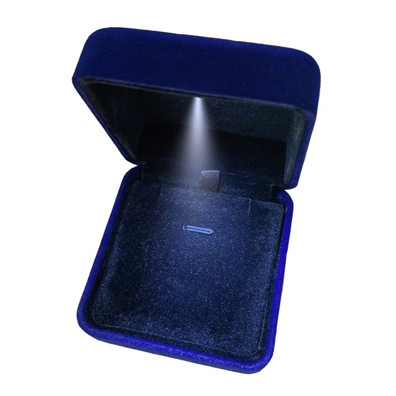 GBYAN Pendant Necklace Box with LED Light Necklace Gift Box