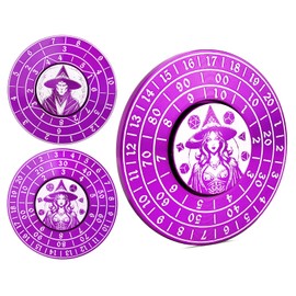 PJOY Spinner Dice 7-in-1 Metal DND Dice Set Built-in D4, D6, D8, D10, D%, D12 and D20 Unique Dice Spinner Wizard Metal D&D Dice for Dungeons and Dragons DND Gifts Stocking Stuffers