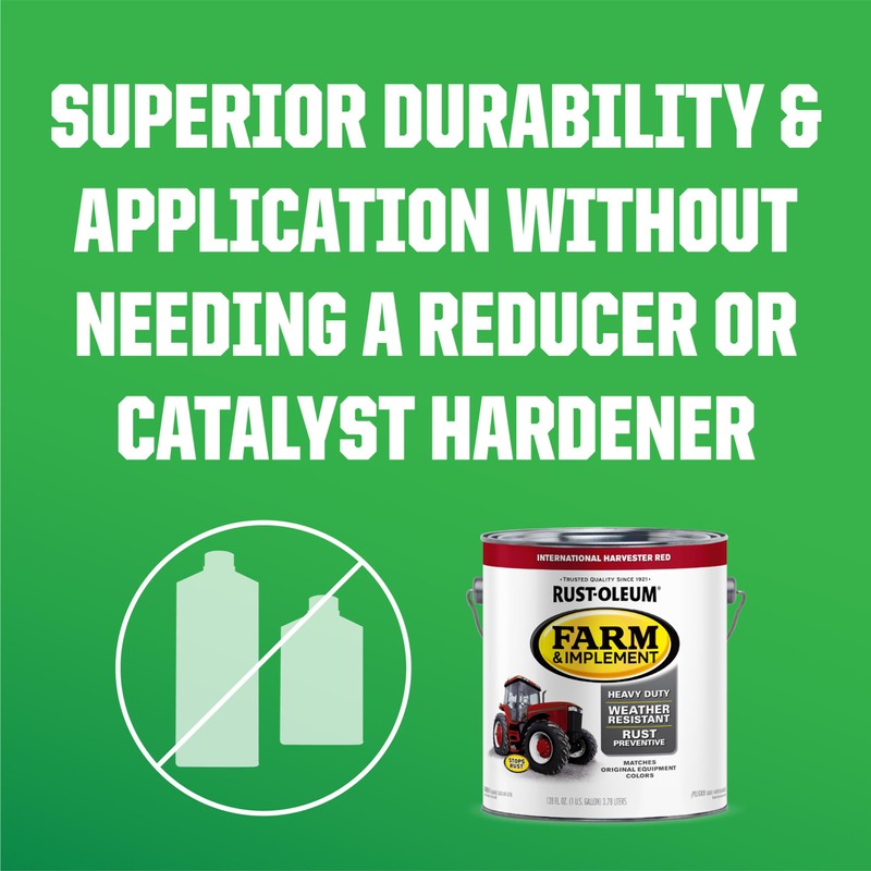 Rust-Oleum 280167-2PK Farm & Implement Enamel Paint, Gallon, International Harvester