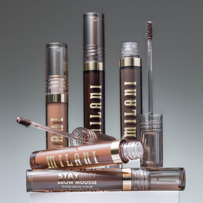 Milani Brow Tint- Stay Put Tinted Brow Mousse, Nourishing, High-Pigment