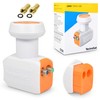 TechniSat Twin LNB for 2 Participants TV Receiver Direct Connection