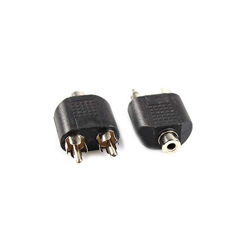 com-four® Y-Adaptor Jack Socket 3.5 mm Stereo - 2 x