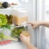 Rosenstein & Söhne Beverage Dispenser: Refrigerator Drinks Container with Spigot