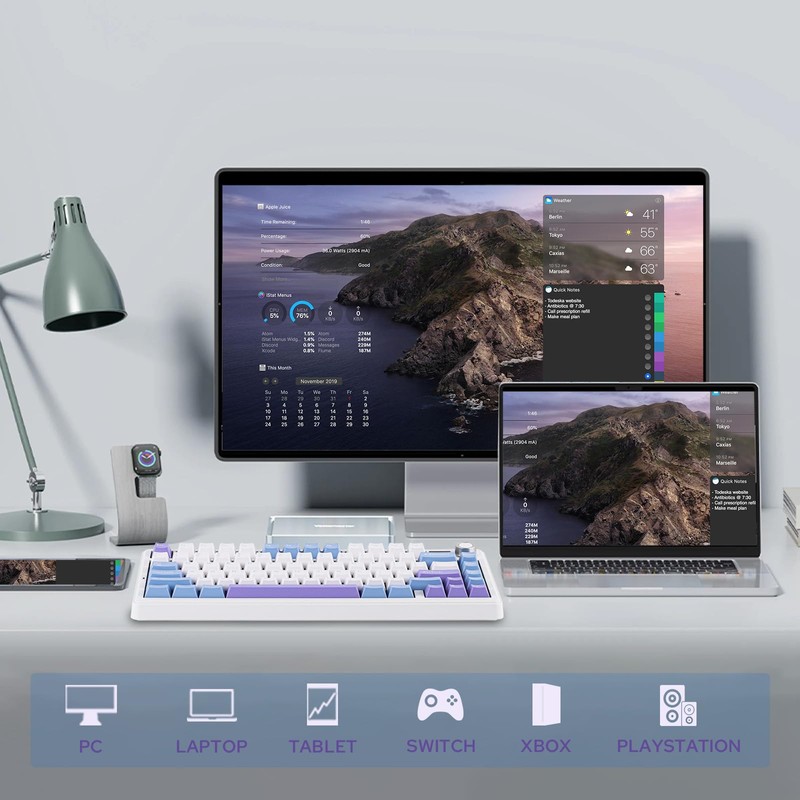 EPOMAKER X Aula F75 MAX Wireless Mechanical Keyboard with TFT