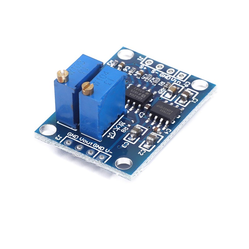 Teyleten Robot Millivolt/Microvolt Voltage Amplifier Module AD620 Instrumentation Amplifier Module