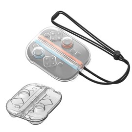 Joy-Con 2 Storage Case [YXHH] Easy to install and remove yellowing, Ultra Thin, Lightweight, Ultra Shockproof, Anti-Fingerprint, Anti-Scratch, Full Protection, Compatible with Joy-Con 2 (2025) (Clear)