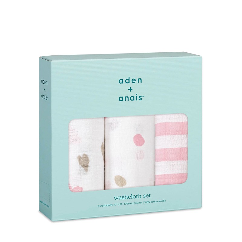 Aden + Anais Washcloth Set, Set of 3