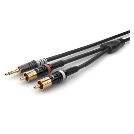 Sommer Cable Basic+ HBP-3SC2 / 3.5 mm Mini Jack Stereo Hicon - 2 RCA / RCA Hicon (0.9 m)