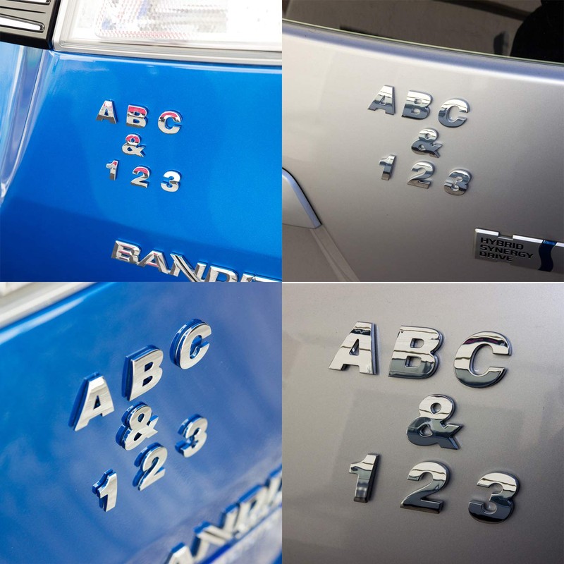 Mukojima Automobile Supplies Manufacturing MYS-036T 3D 3D Molded Emblem Sticker