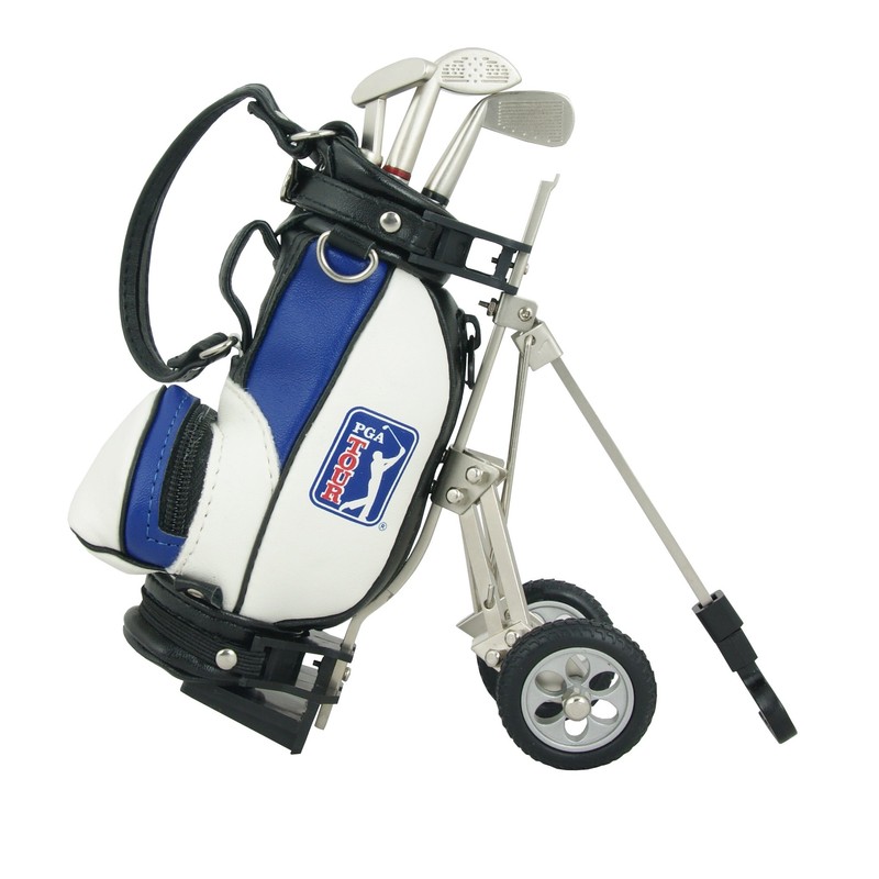 PGA Tour Gadget Desktop Golf Bag and Pen Gift Set