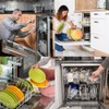 SagaSave 2 Pcs Dishwasher Mounting Bracket, Under Counter Dishwasher Fixing