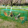 UNIFAMILY Large Chicken Tunnels,126 x 31IN Portable Chicken Coop Cube