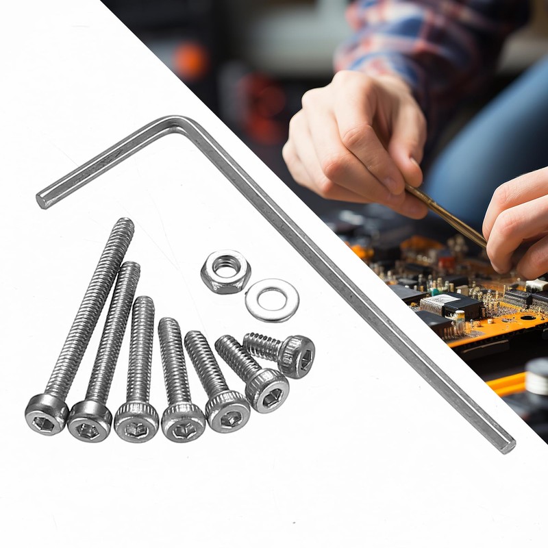 820 Piece M2 Hex Socket Screw Set, 304 Stainless Steel