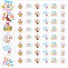 Assorted Easter Envelope Seals - 1.2" Fun Easter Stickers -