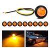 Nilight TL-03 10 PCS 3/4” Round Clearance LED Front Rear