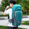 65L Water-resistant Hiking Backpack with Rain Cover Outdoor Sport Travel