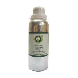R V Essential Corn Oil | Zea Mays | For Skin | For Cooking | Unrefined | Pure Corn Oil | 100% Pure Natural | Cold Pressed Corn Oil | 630ml | 21oz By R V Essential