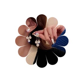 Allereya Vintage Crystal Chandelier Drop Earrings Rhinestone Ball Dangle Earrings Gold Rhinestone Stud Earrings Sparkle Bridal Chandelier Earrings Jewelry for Women and Girls