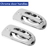Easyinst Chrome Exterior Door Handle Cover Right Fit for 2008-2017