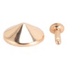 100pcs Mushroom Rivets Multipurpose Double Cap Mushroom Rivets for Belts