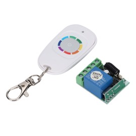 Relay Remote Switch Single Channel Single Button Control Switch Learning Type Relay Remote DC 12V